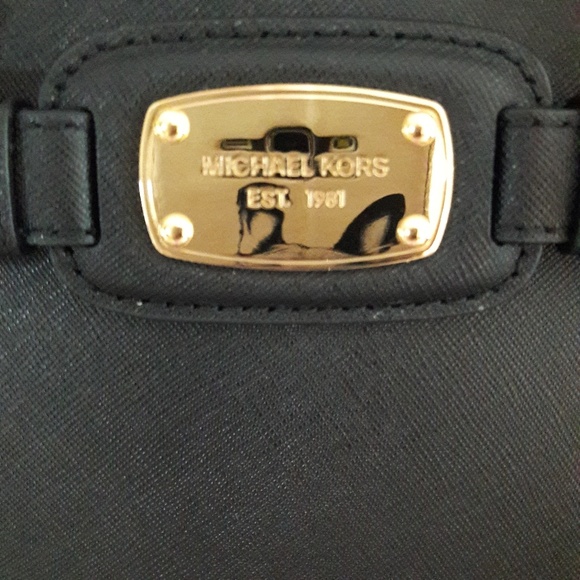 NWT MICHAEL KORS HAMILTON LEATHER SATCHEL BAG - Picture 3 of 8